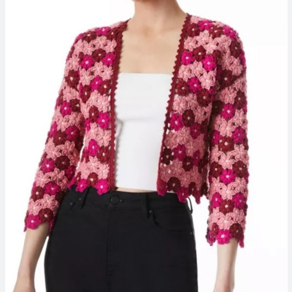 ALICE + OLIVIA Flower Cardigan - Picture 7 of 14